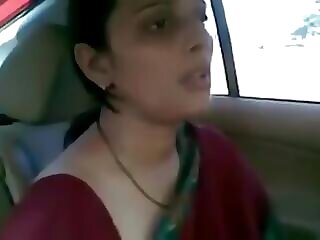 INDIAN HOUSEWIFE HARDCORE Bonking IN Passenger car At the end of one's tether Whilom before Go steady with