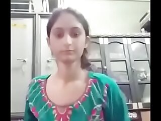 Indian ultra-cute girls self video